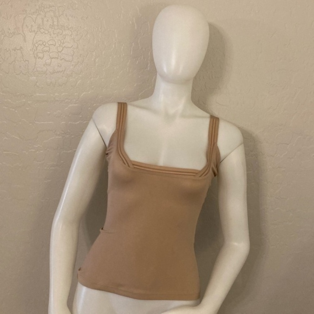 SPANX ASSETS Simplicity Tank Top Under Bust Shapewear Beige Size Large